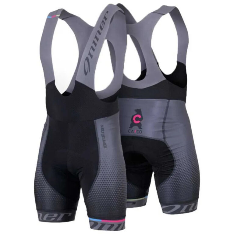 Niner Team CMYK Bib Shorts S Black / Grey - Image 3