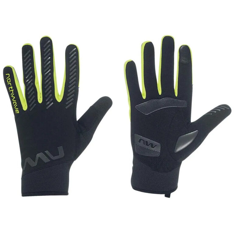 Northwave Active Gel Gloves XL Black / Fluor Yellow - Image 3