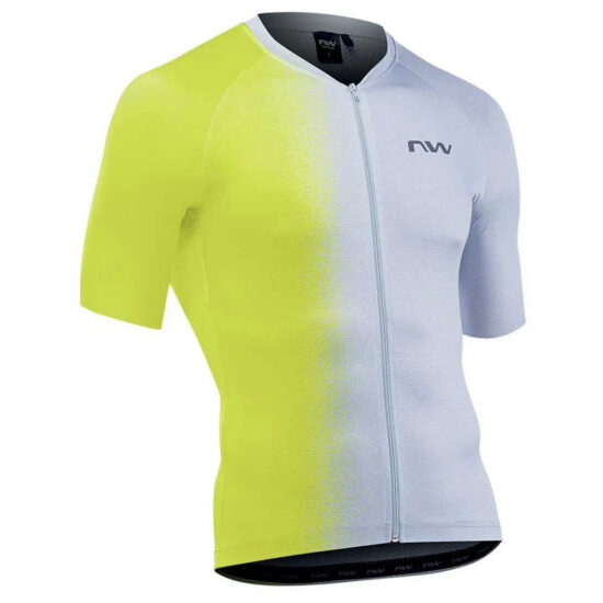 Northwave Blade Short Sleeve Jersey L Grey / Yellow Fluo - XL Grey / Yellow Fluo