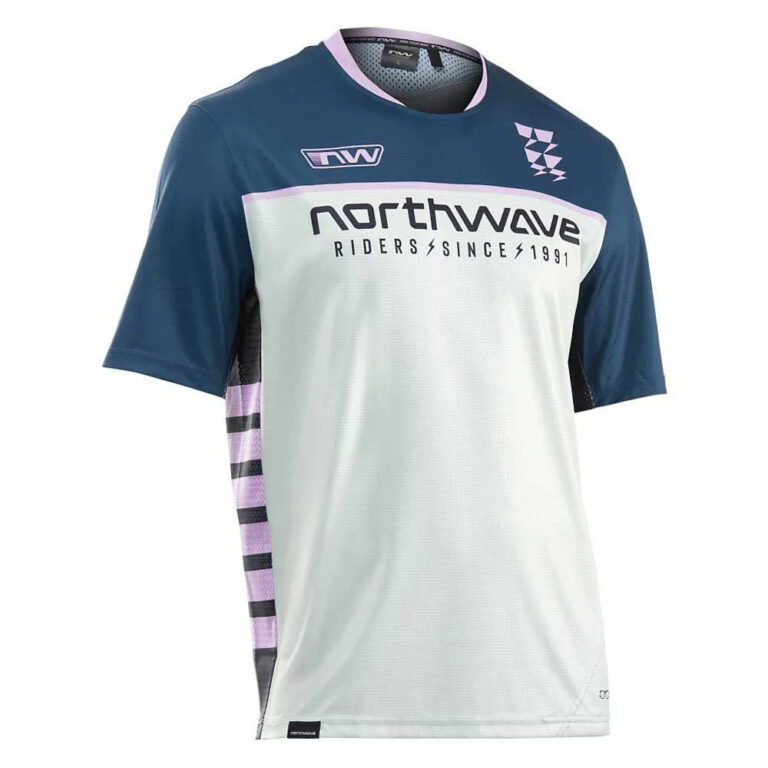 Northwave Edge 2 Short Sleeve Jersey L Dark Blue / Light Grey