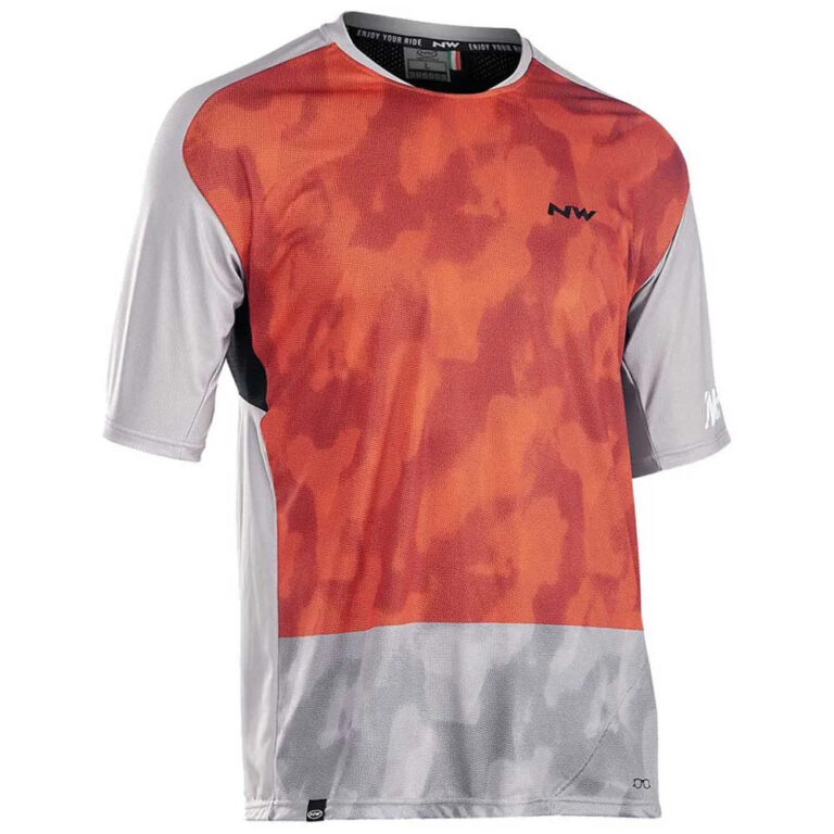 Northwave Edge Short Sleeve Enduro Jersey S Grey / Orange