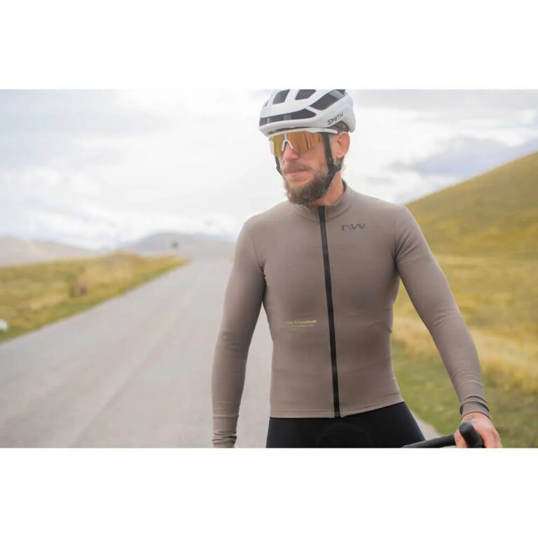 Northwave Extreme Thermal Long Sleeve Jersey S Brown - 2XL Brown - Image 4