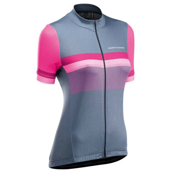 Northwave Origin Short Sleeve Jersey L Grey / Magenta