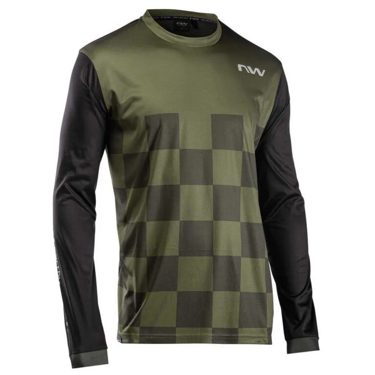 Northwave Sharp Long Sleeve Enduro Jersey S Forest Green / Black - L Forest Green / Black