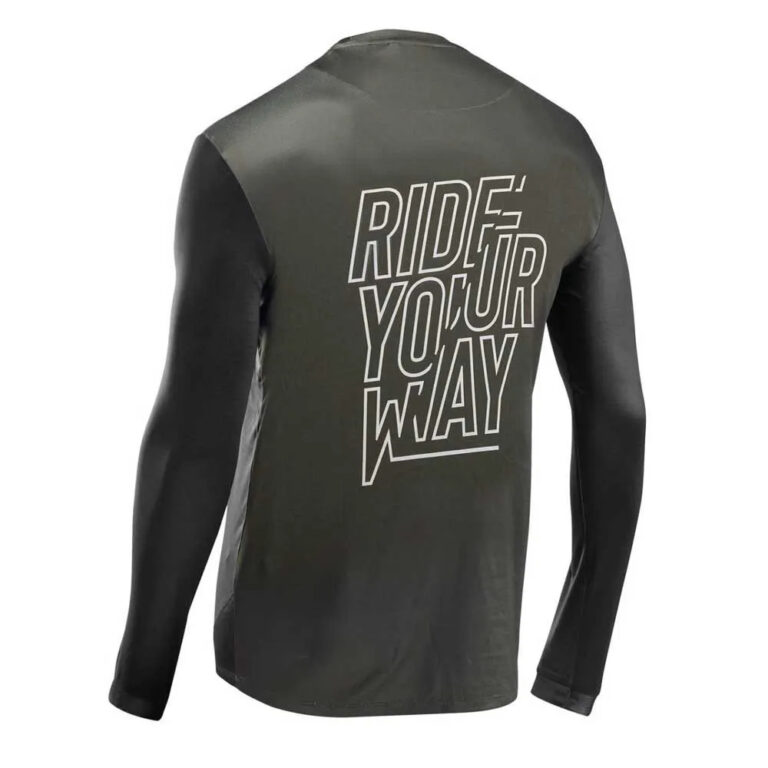 Northwave Sharp Long Sleeve Enduro Jersey L Black / Green Forest - Image 2