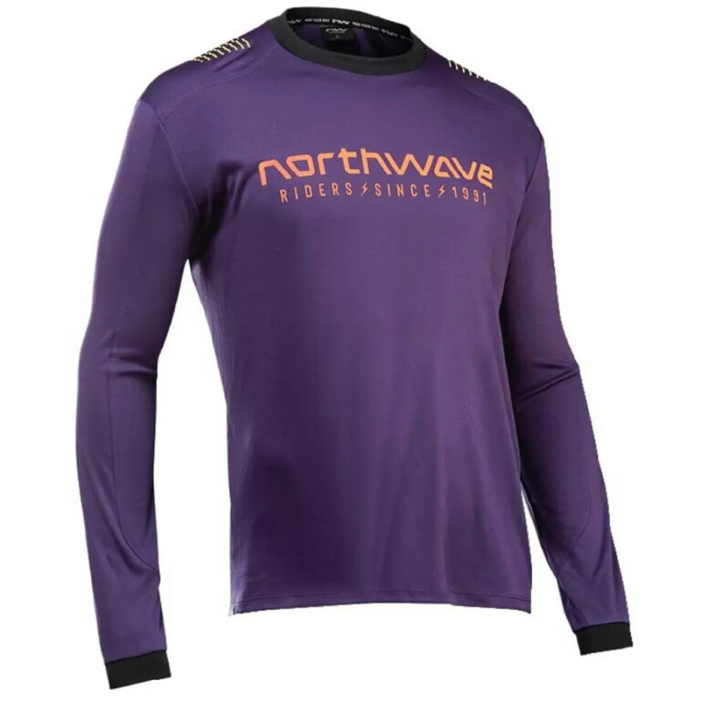 Northwave Sharp Long Sleeve Enduro Jersey L Purple / Orange