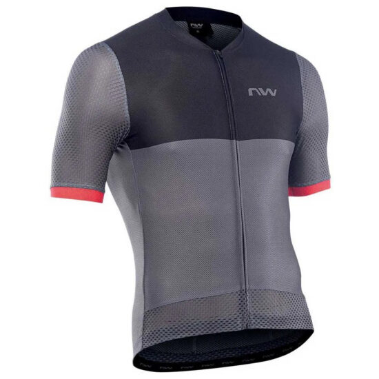 Northwave Storm Air Short Sleeve Jersey S Dark Grey / Red