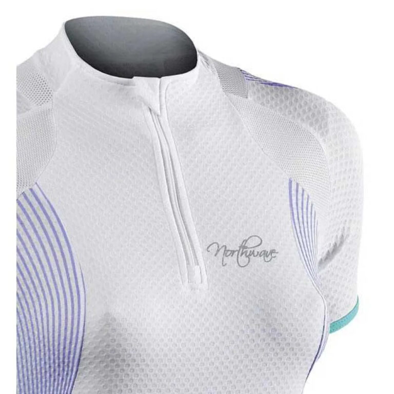 Northwave Vitamin Short Sleeve Jersey M White / Purple - Image 2