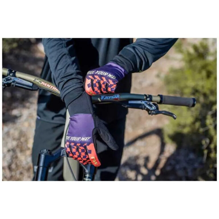 Northwave Winter Active Gloves L Purple / Orange - Image 4