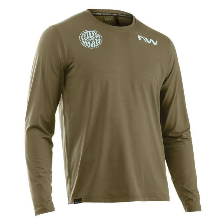 Northwave Xtrail 2 Long Sleeve Jersey L Forest Green