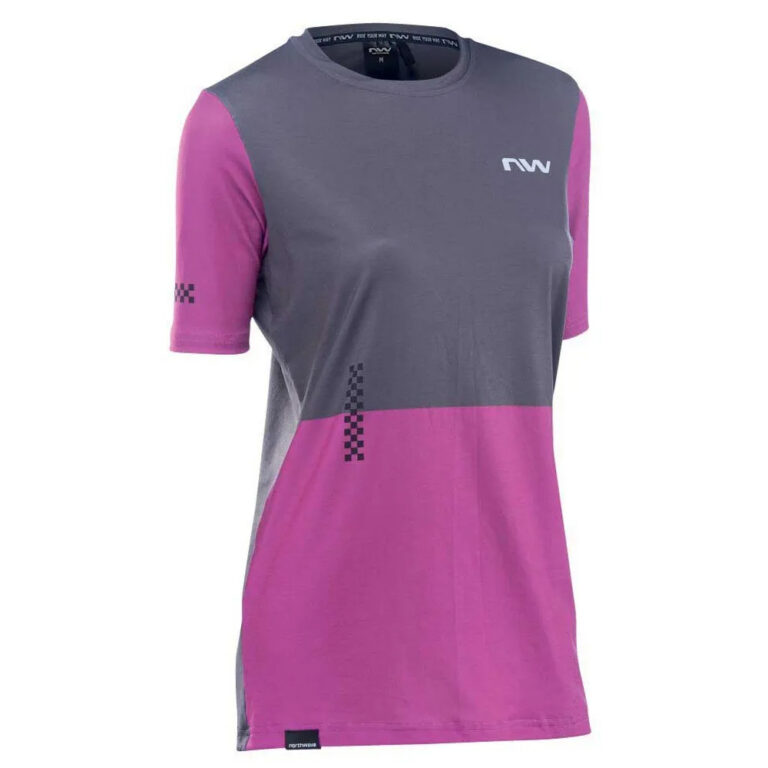 Northwave Xtrail 2 Short Sleeve Jersey XS Dark Grey / Pink - M Dark Grey / Pink