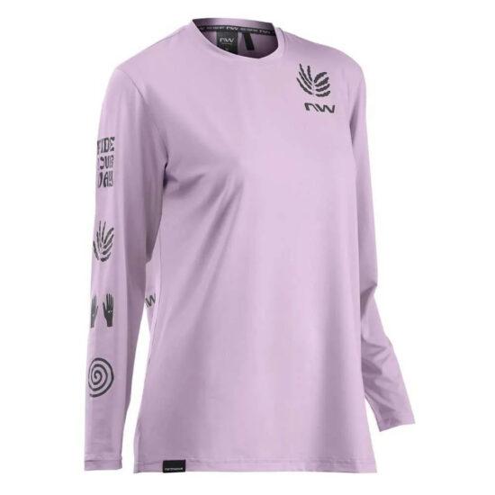 Northwave Xtrail Long Sleeve Jersey M Purple