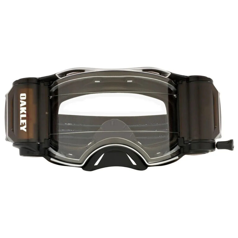 Oakley Airbrake MX Goggles Clear/CAT0 Tuff Blocks Gunmetal Black - Image 2