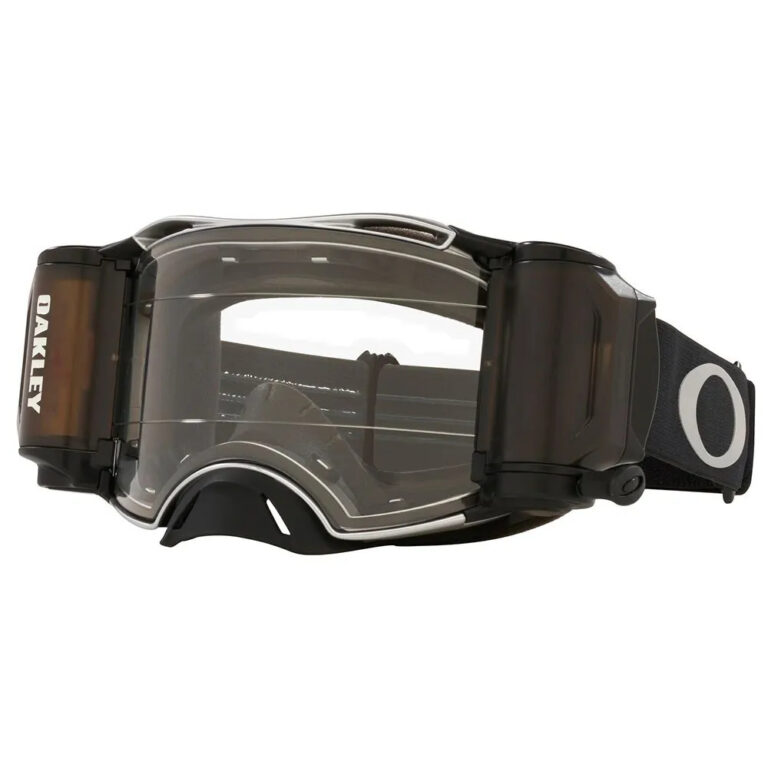 Oakley Airbrake MX Goggles Clear/CAT0 Tuff Blocks Gunmetal Black - Image 4