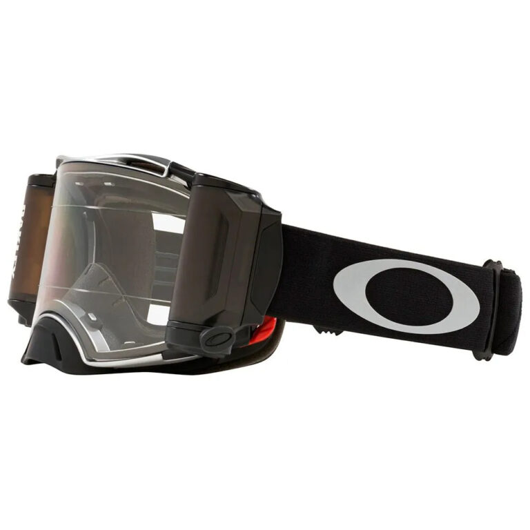 Oakley Airbrake MX Goggles Clear/CAT0 Tuff Blocks Gunmetal Black - Image 5