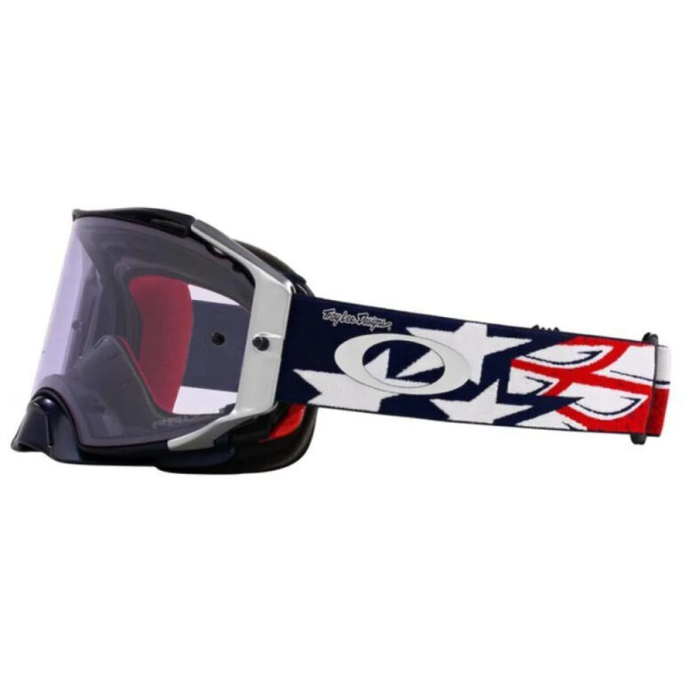 Oakley Airbrake Mx Off-road Goggles Prizm MX Low Light/CAT1 Tld Red White Blue Wings - Image 7