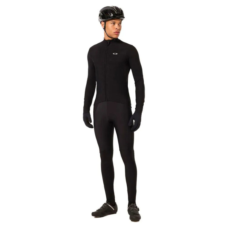 Oakley Clima Thermal Long Sleeve Jersey XS Blackout - 2XL Blackout - Image 10