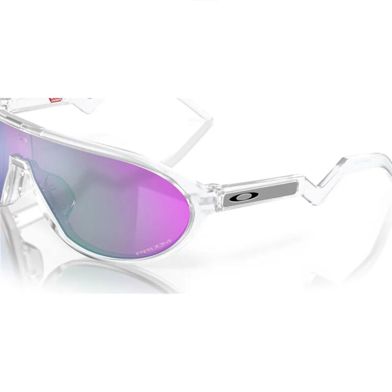 Oakley CMDN Prizm Sunglasses Prizm Road Jade/CAT2 Matte Clear - Image 7