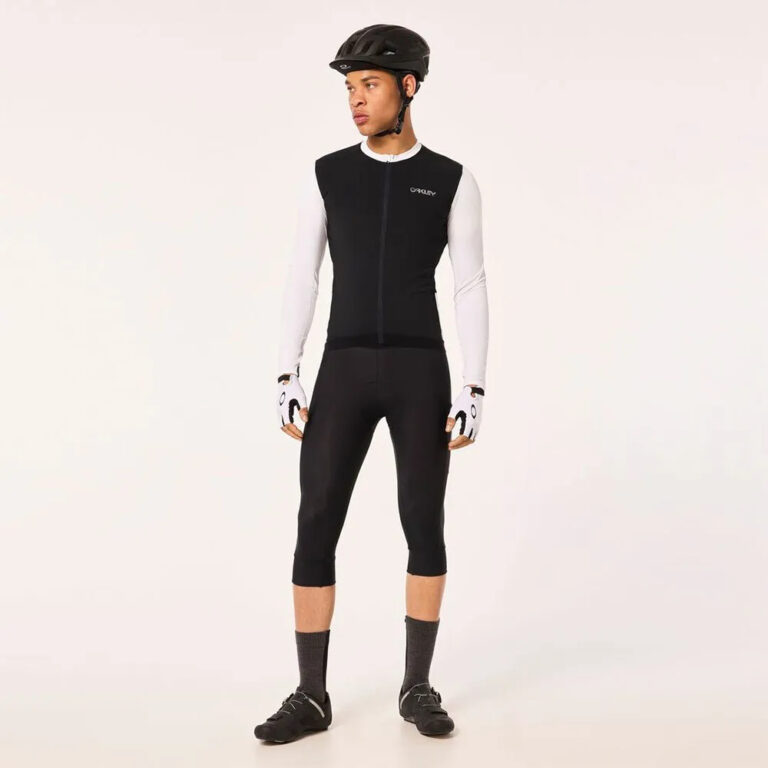 Oakley Element Long Sleeve Jersey XL Black / White - 2XL Black / White - Image 4