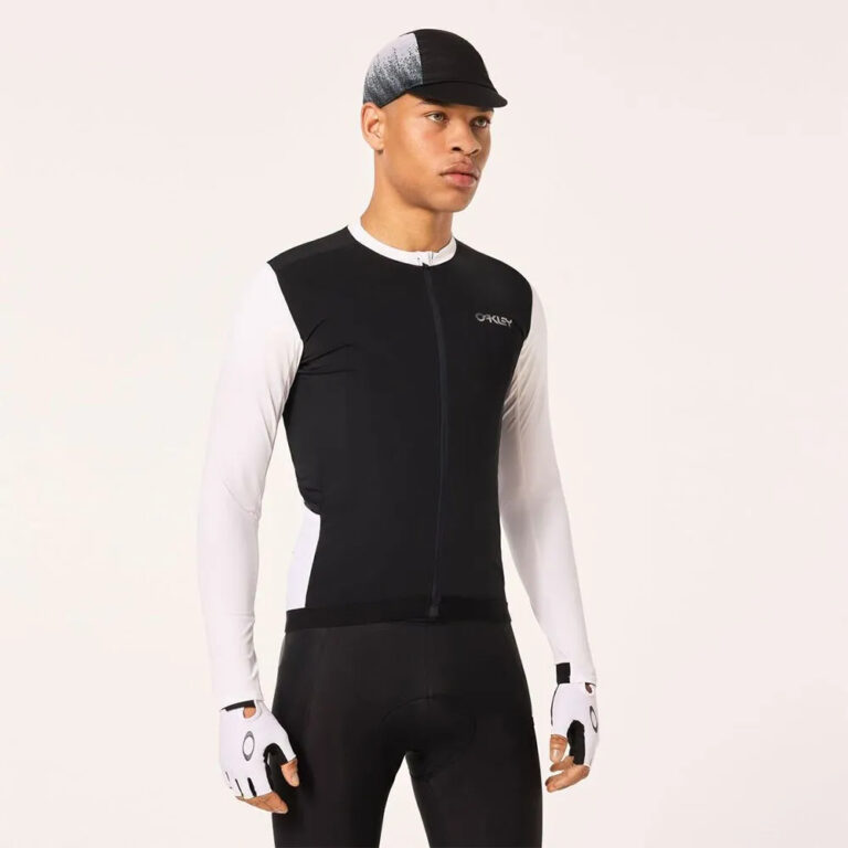 Oakley Element Long Sleeve Jersey XL Black / White - 2XL Black / White - Image 5