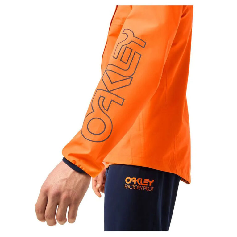 Oakley Elements Shell Jacket XS Neon Orange - 2XL Neon Orange - Image 8