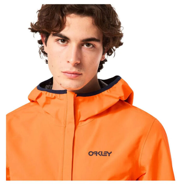 Oakley Elements Shell Jacket XS Neon Orange - 2XL Neon Orange - Image 9