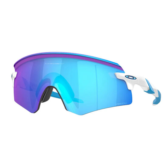 Oakley Encoder Prizm Sunglasses Prizm Sapphire/CAT3 Polished White