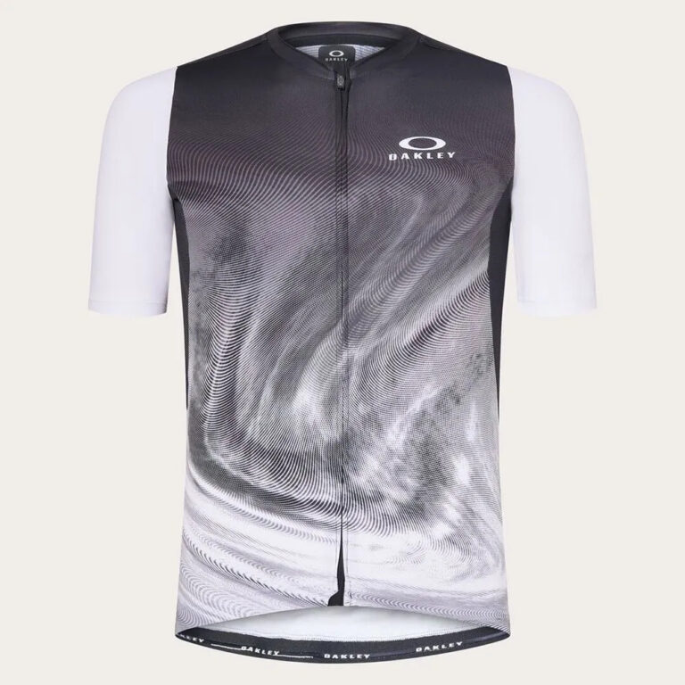 Oakley Endurance Dazzle Camo Short Sleeve Jersey L Gradient Swirl Black / White - Image 3