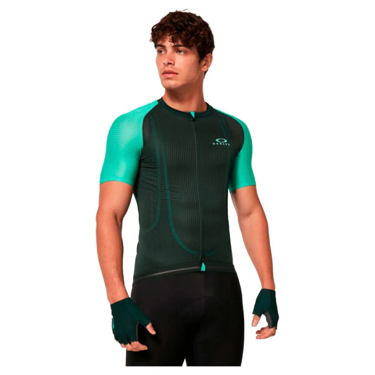 Oakley Endurance Ultra Lite Short Sleeve Jersey L Hunter Green - Image 8