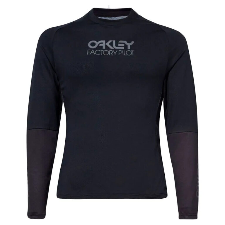 Oakley Factory Pilot II Long Sleeve Jersey S Blackout - Image 3