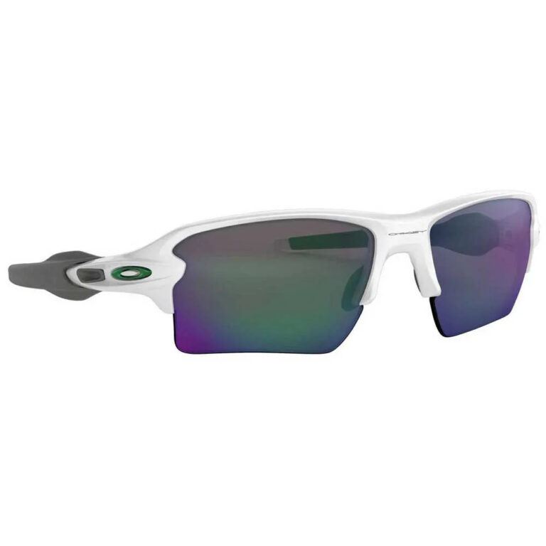 Oakley Flak 2.0 XL Prizm Sunglasses Prizm Jade/CAT3 Polished White - Image 3