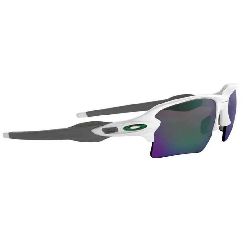 Oakley Flak 2.0 XL Prizm Sunglasses Prizm Jade/CAT3 Polished White - Image 7