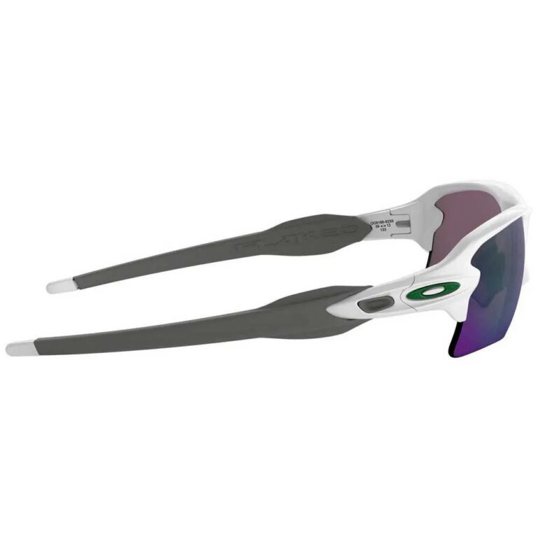 Oakley Flak 2.0 XL Prizm Sunglasses Prizm Jade/CAT3 Polished White - Image 9