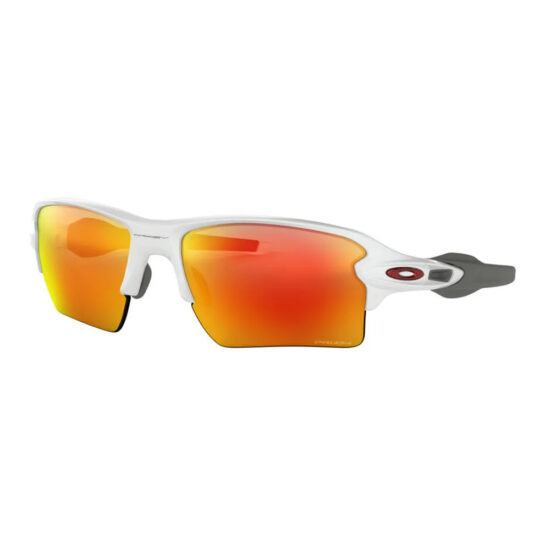 Oakley Flak 2.0 XL Prizm Sunglasses Prizm Ruby/CAT3 Polished White