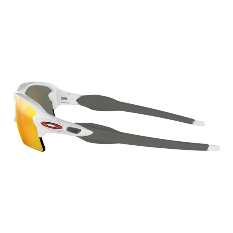 Oakley Flak 2.0 XL Prizm Sunglasses Prizm Ruby/CAT3 Polished White - Image 4