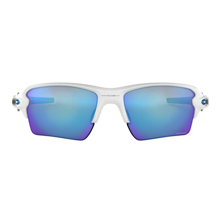 Oakley Flak 2.0 XL Prizm Sunglasses Prizm Sapphire/CAT3 Polished White - Image 2