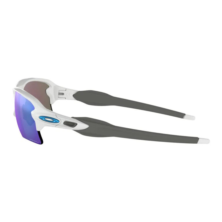 Oakley Flak 2.0 XL Prizm Sunglasses Prizm Sapphire/CAT3 Polished White - Image 4