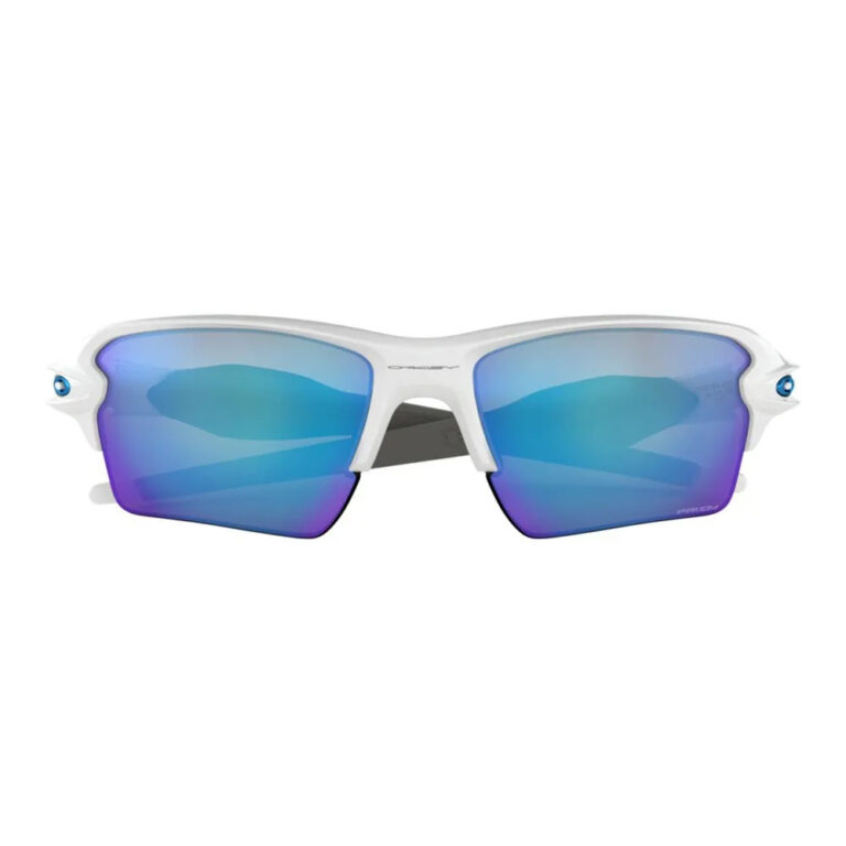 Oakley Flak 2.0 XL Prizm Sunglasses Prizm Sapphire/CAT3 Polished White - Image 5