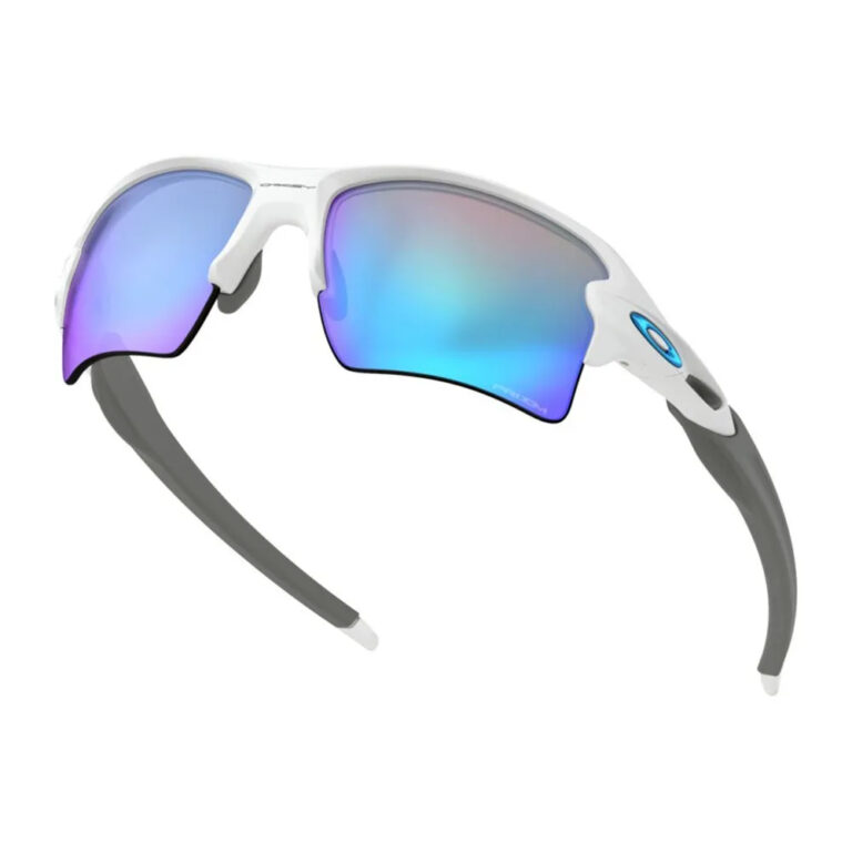 Oakley Flak 2.0 XL Prizm Sunglasses Prizm Sapphire/CAT3 Polished White - Image 6