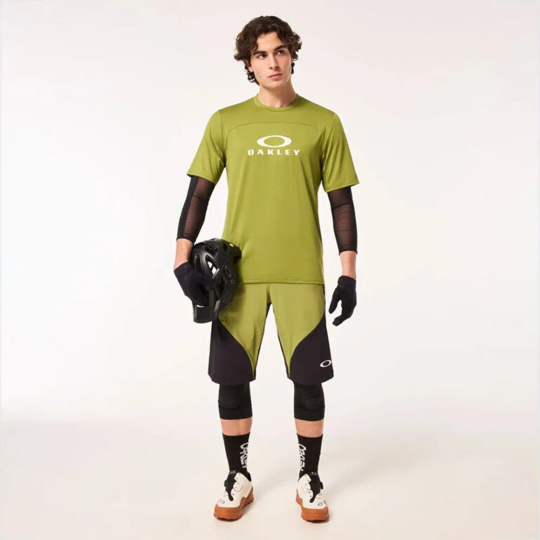 Oakley Free Ride RC Short Sleeve Enduro Jersey XS Fern / Fern - Image 7