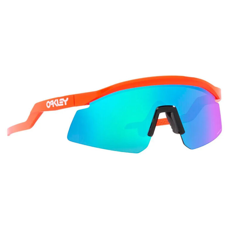 Oakley Hydra Prizm Sunglasses Prizm Sapphire/CAT3 Neon Orange - Image 3