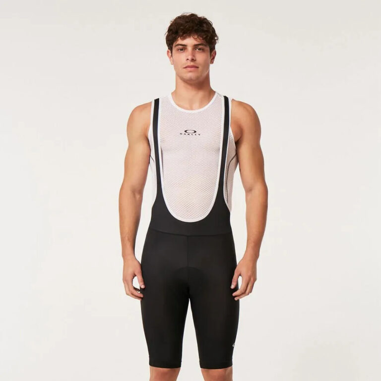 Oakley Icon Classic Bib Shorts XS Black / White - 2XL Black / White - Image 8