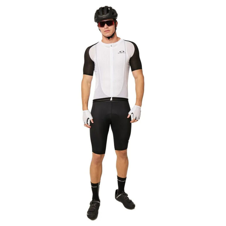 Oakley Icon Classic Bib Shorts XS Black / White - 2XL Black / White - Image 9