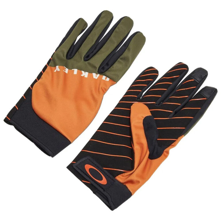 Oakley Icon Classic Road Gloves S New Dark Brush / Orange