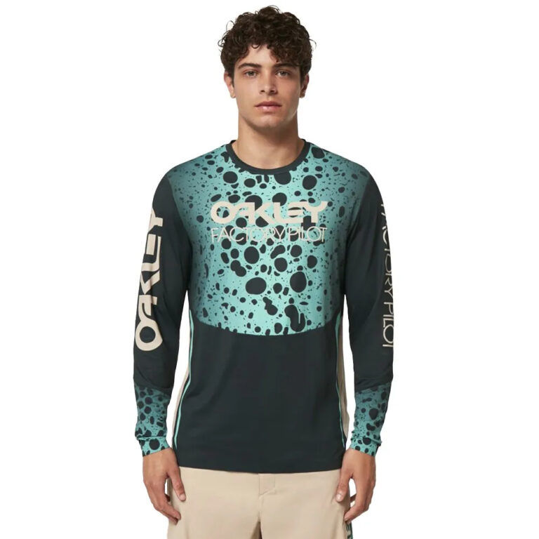 Oakley Maven RC Long Sleeve Enduro Jersey 2XL Green Frog