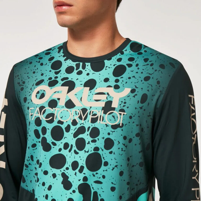 Oakley Maven RC Long Sleeve Enduro Jersey 2XL Green Frog - Image 8