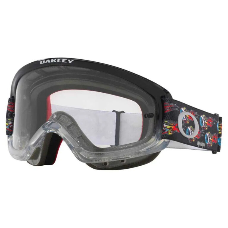 Oakley O Frame 2.0 Pro Xs Mx Junior Goggles Clear/CAT0 Tld Eyeballs Black