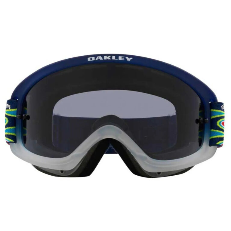 Oakley O Frame 2.0 Pro Xs Mx Junior Goggles Dark Grey/CAT3 Tld Speed Bubbles Navy - Image 2