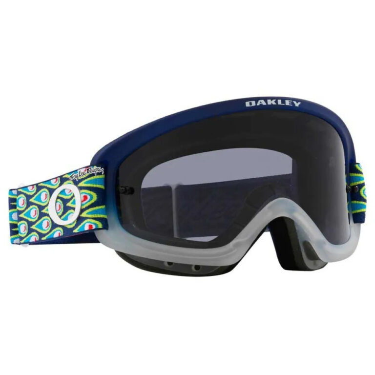 Oakley O Frame 2.0 Pro Xs Mx Junior Goggles Dark Grey/CAT3 Tld Speed Bubbles Navy - Image 4