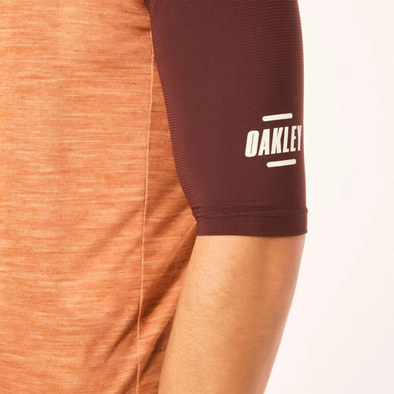 Oakley Off Grid Gravel Short Sleeve Jersey S Ginger - XL Ginger - Image 6